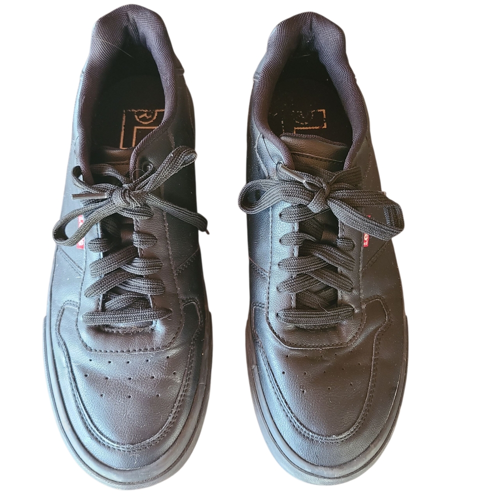 Levi's Solid Black Men's Sneakers Size 9.5